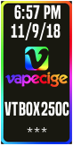Vape Cige VTbox250C - Theme101 Screen Lock
